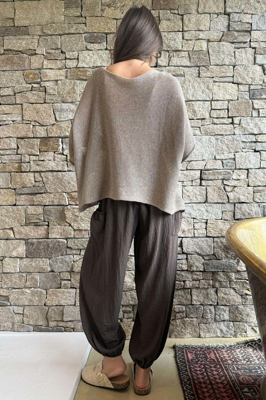 Conrad Boxy Cotton Knit Earth